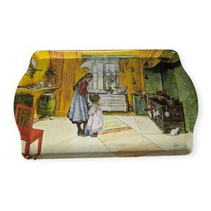 Ashdene of Australia 100% Melamine Carl Larsson Medium Serving Tray 15" X 9.25"